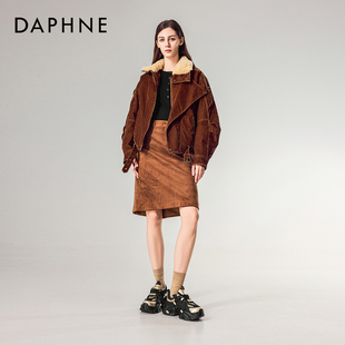 百搭炸街运动女鞋 2025巨好看 子新 女厚底增高鞋 达芙妮粉色老爹鞋