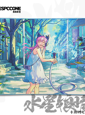 西西零壹电竞CC01水星娘-晴 游戏鼠标垫二次元女生FPS专业控制垫