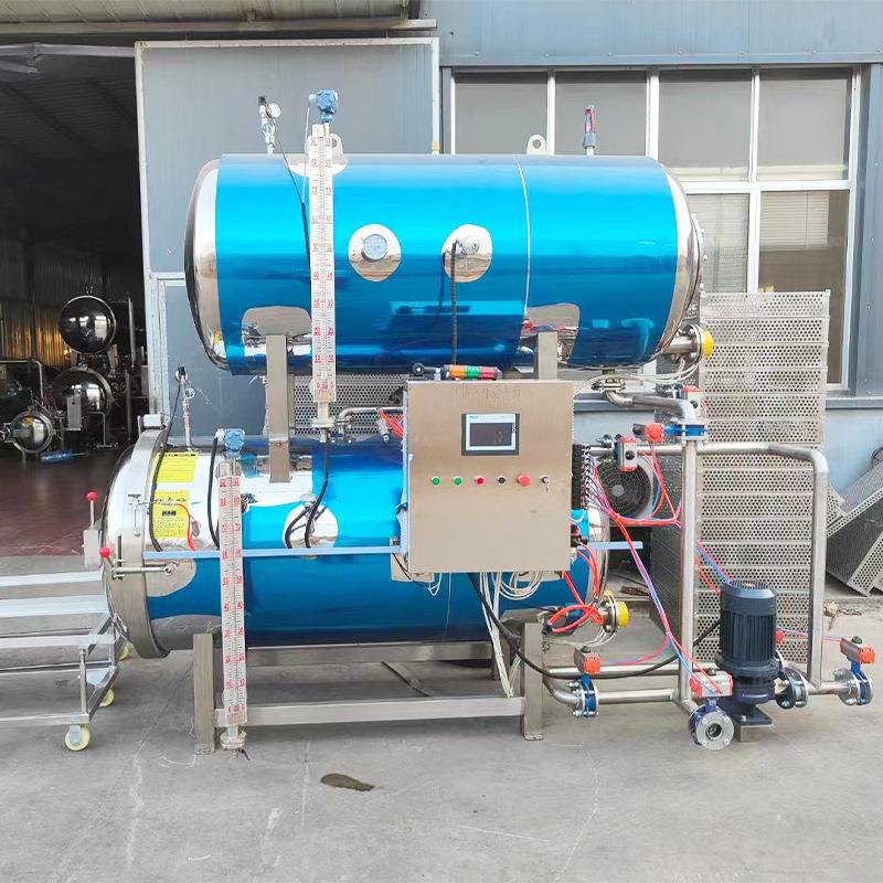 杀菌锅全自动高温杀菌锅真空包装咸鸭蛋粽子食肉制品杀菌锅