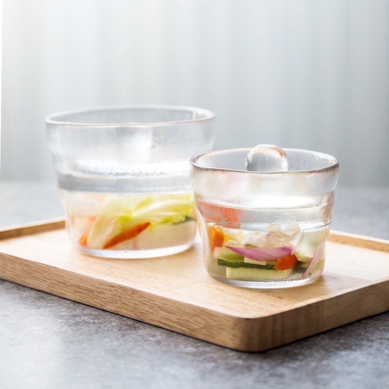 唯物生活 日式浅渍罐泡菜坛子加厚家用玻璃瓶子带盖一夜渍腌菜缸