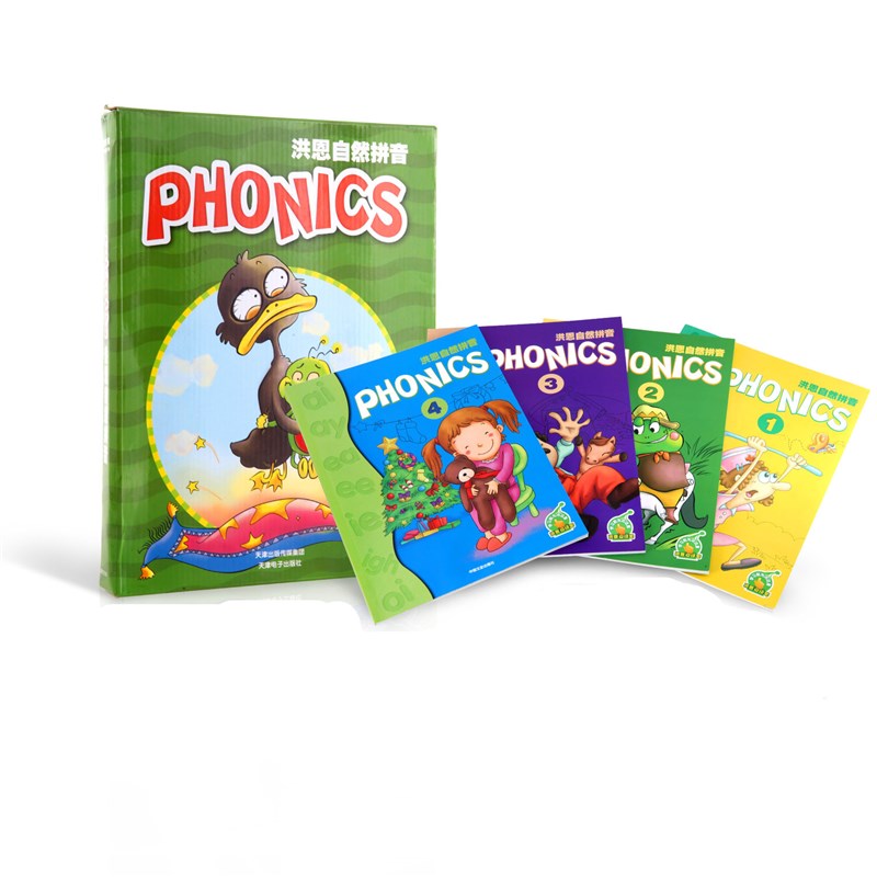 优选洪恩点读笔phonics自然拼音有声英语 幼儿园培训教材儿童早教