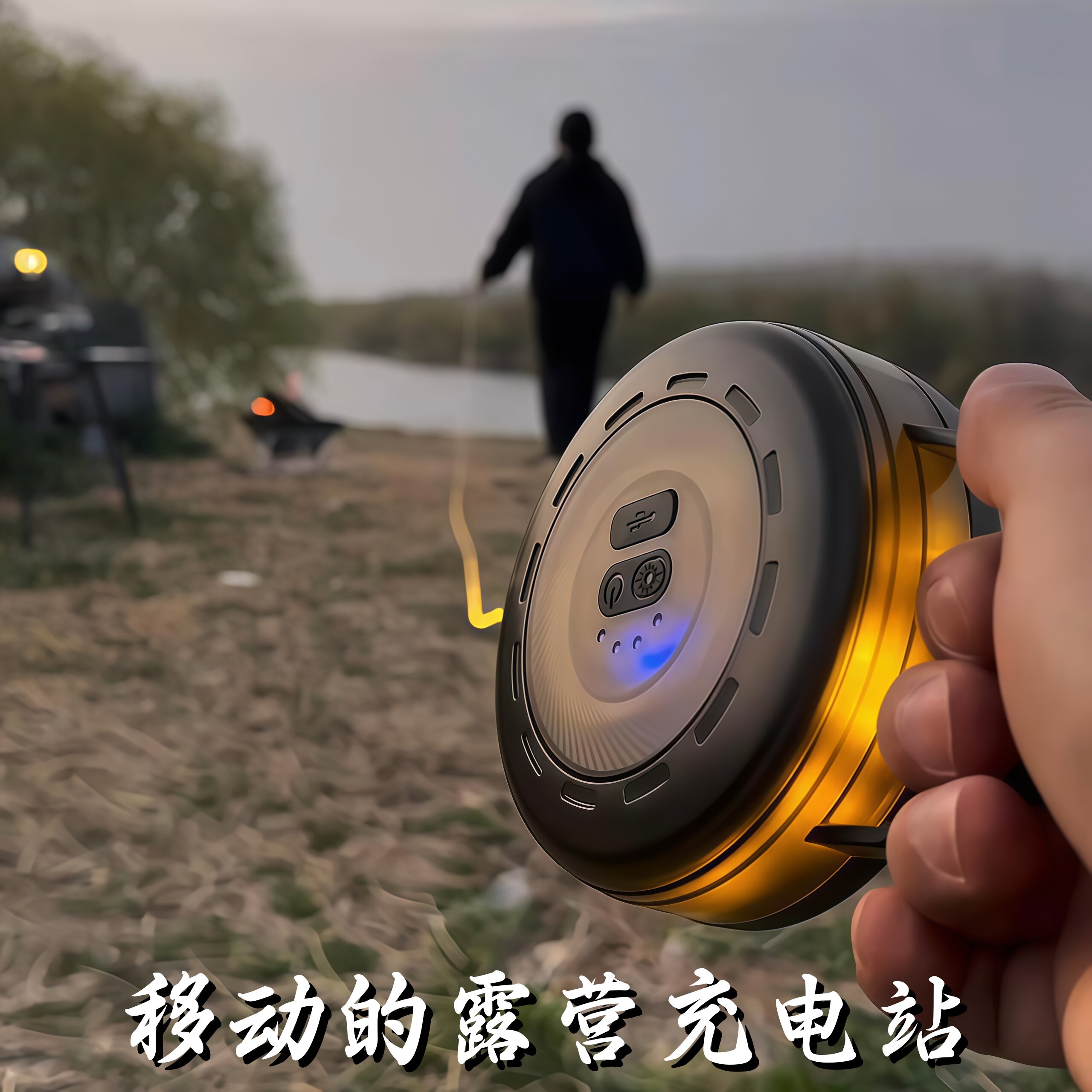 露营灯带多功能二合一照明灯户外便携长续航氛围灯天幕帐篷LED灯