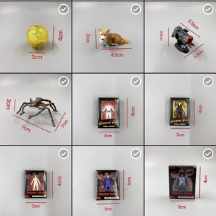 NITFLIX网飞微缩迷你玩具场景摆件收藏手办怪奇物语月球叛军兵人