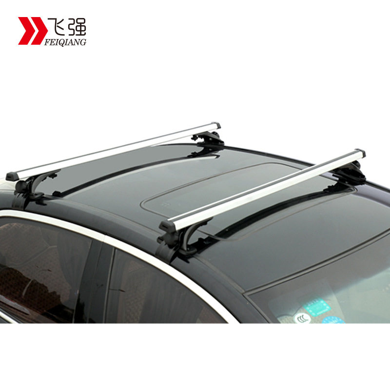 【厂家】飞强铝合金加厚行李架横杆 轿车车顶横杆行李架无锁