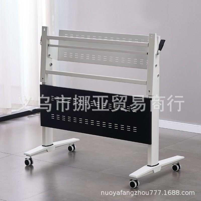 新款办公家具办公桌架移动桌架折叠侧翻培训会议桌升降商用电脑桌
