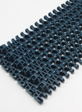 1285塑料转弯网链 螺旋输送节距31.75mm齿形小转弯半径网带批发