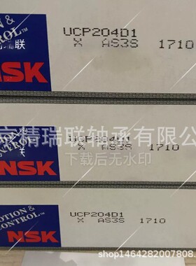 日本恩艾斯凯  UCP204D1  UC04D1 外球面带座【轴承】 现货供应