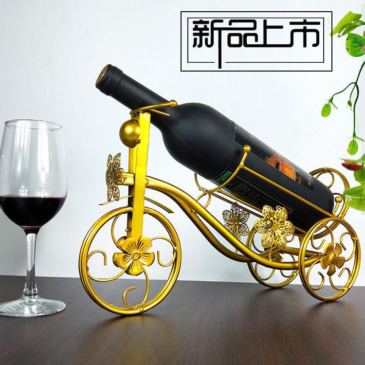 需定制欧式创意红酒架摆件家用高脚酒柜装饰红酒杯架倒挂葡萄酒架