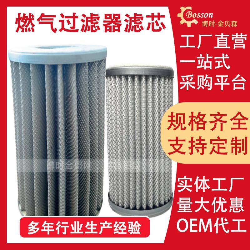 适配多种燃气过滤器滤芯天然气调压站箱通用替代特瑞斯过滤网滤芯