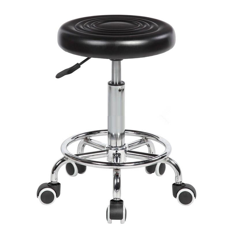 需定制升降椅子旋转吧台椅前台椅美容小圆凳收银实验室理发美甲工