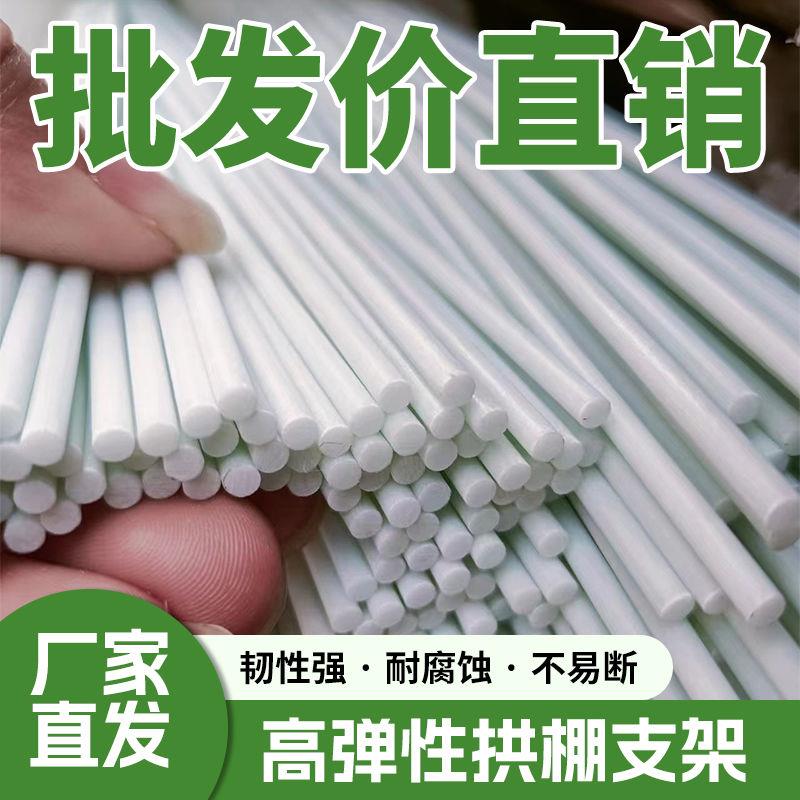 大棚支架拱杆新型扶苗玻璃纤维拱棚菜地竿子农家用小拱棚竹子搭架