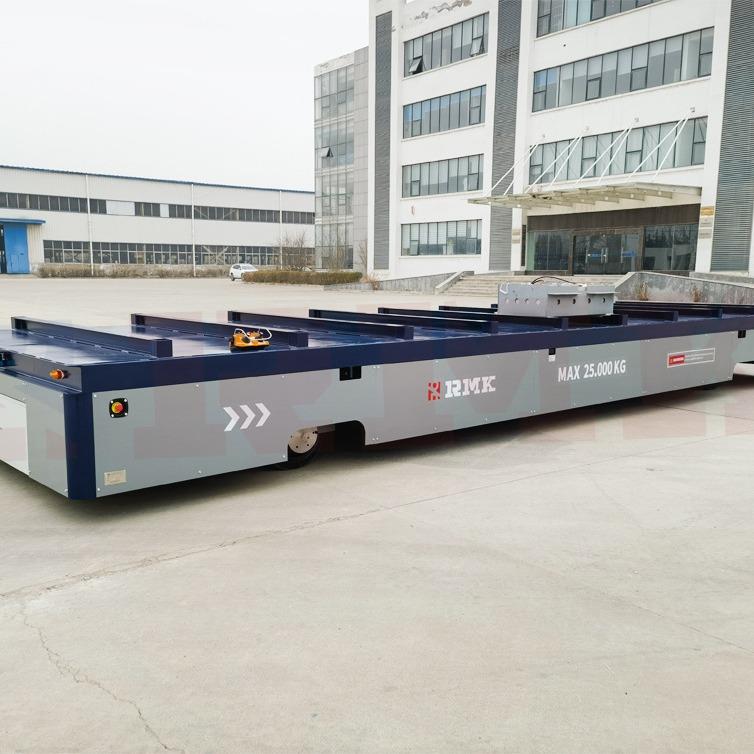 纵横移动无轨车无线遥控全向移动电动转运车舵轮转向平板车