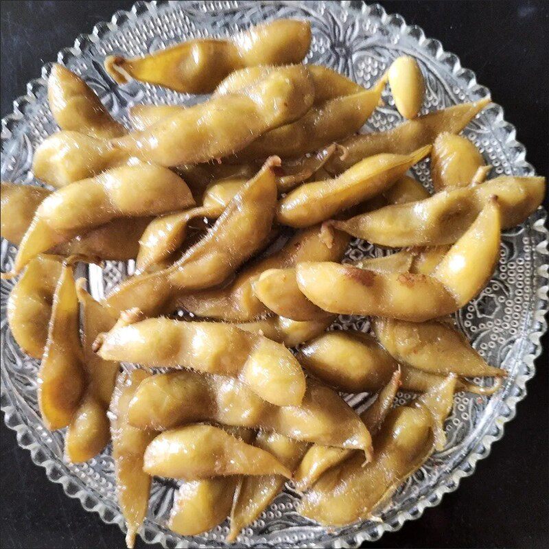 章鸭子香辣毛豆卤味素食湖南特产麻辣休闲 夜宵零食小吃即食品