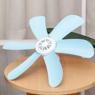 小吊扇床上大风力静音挂蚊帐风扇学生宿舍寝室家用小型迷你微风