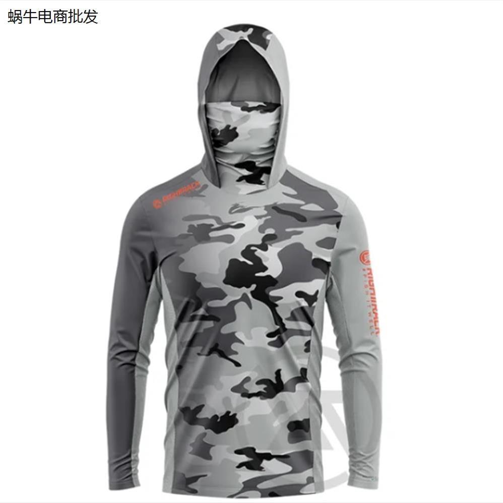 新款防晒服长袖口罩连帽T