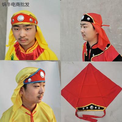 锣鼓服装头巾头套打布饰