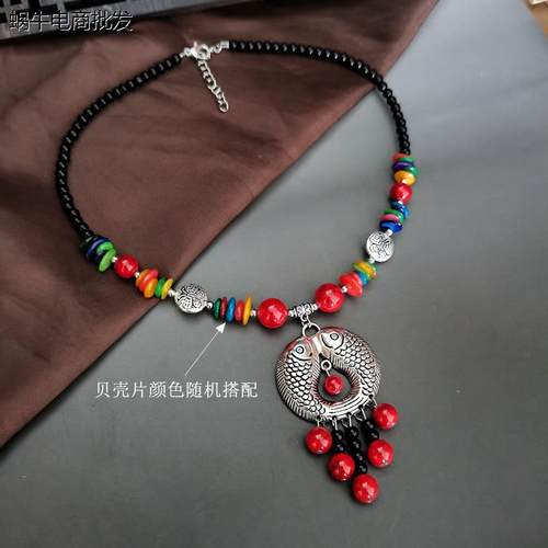 少数民族风短项链云南丽