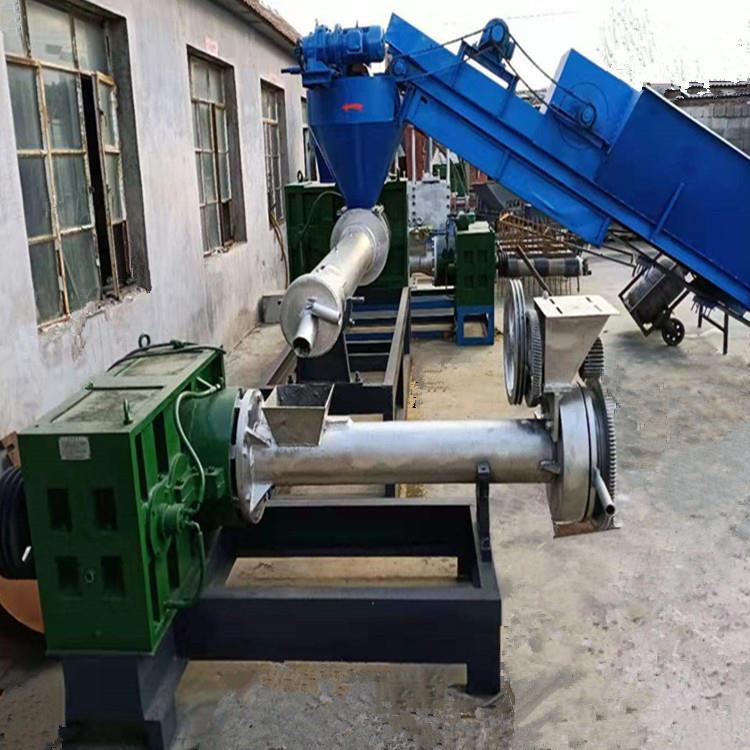 直供废旧遮阳网、鱼网清洗造粒机建筑工地护栏网破碎清洗造粒机