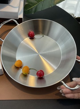 优选18/10不锈钢中式双耳海鲜锅小火锅干锅盘加厚三层钢锅仔