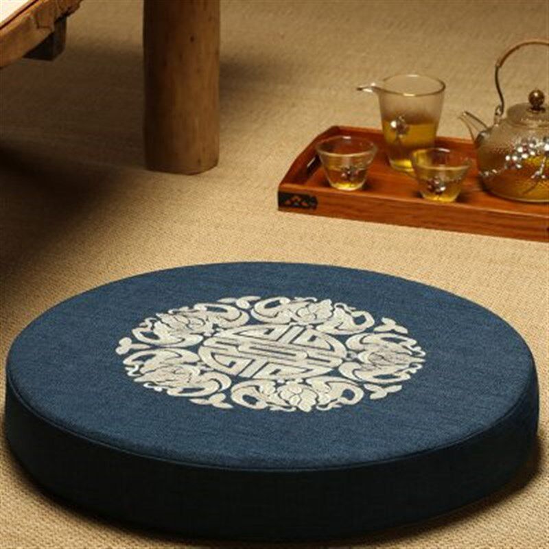 优选华幔盛庭蒲团坐垫圆形地上打坐垫禅修垫佛家家用可拆洗坐垫跪