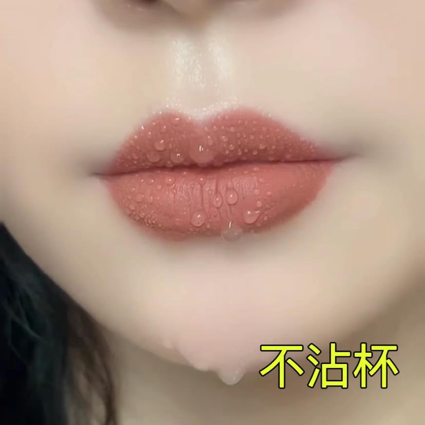 正品中国肉桂奶茶色口红不掉色不沾杯丝绒哑光防水旗舰