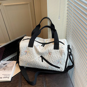 包包女2025当季 新款 学生上课布袋单肩腋下包大容量通勤休闲托特包