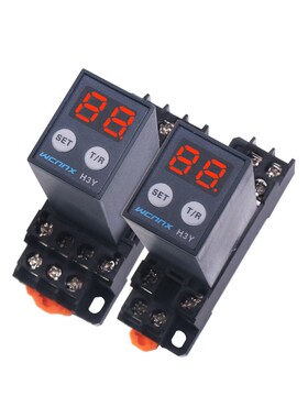 JSZ6延迟H3Y-2 12V小型微型y电子数显时间延时继电器24V伏220V***