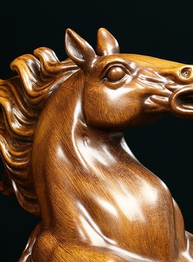 马到成功马摆件招财生肖马客厅酒柜办公室桌面装S饰品乔迁开业礼