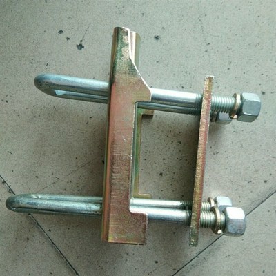 玉米播种机双印农有王科海施肥腿抱箍 卡子 卡T座 下肥腿卡板