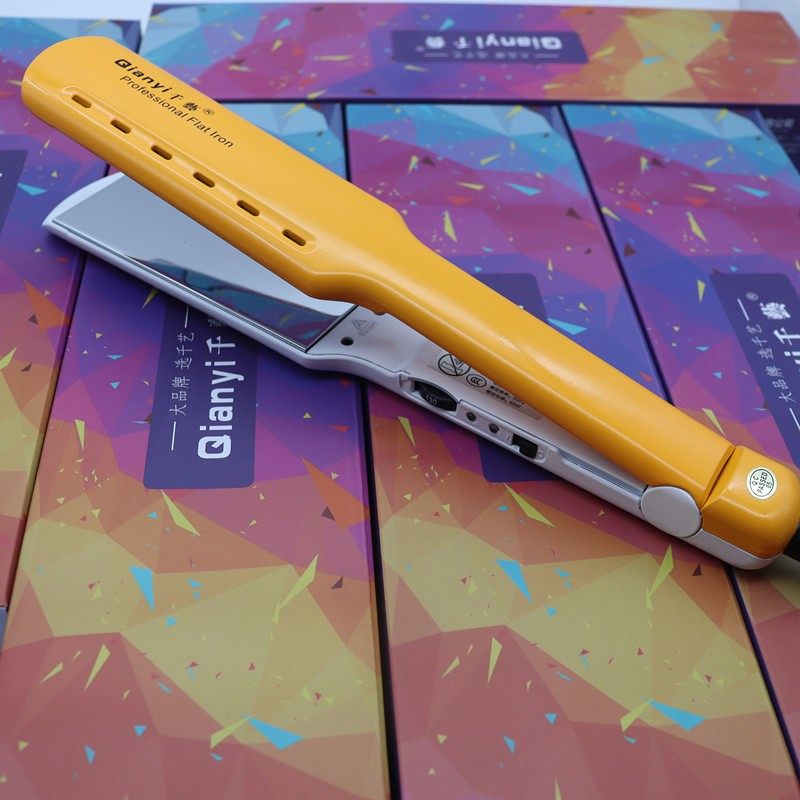 千艺夹板女d直发器卷直两用拉板发廊理发店美发店专用熨板直板宽