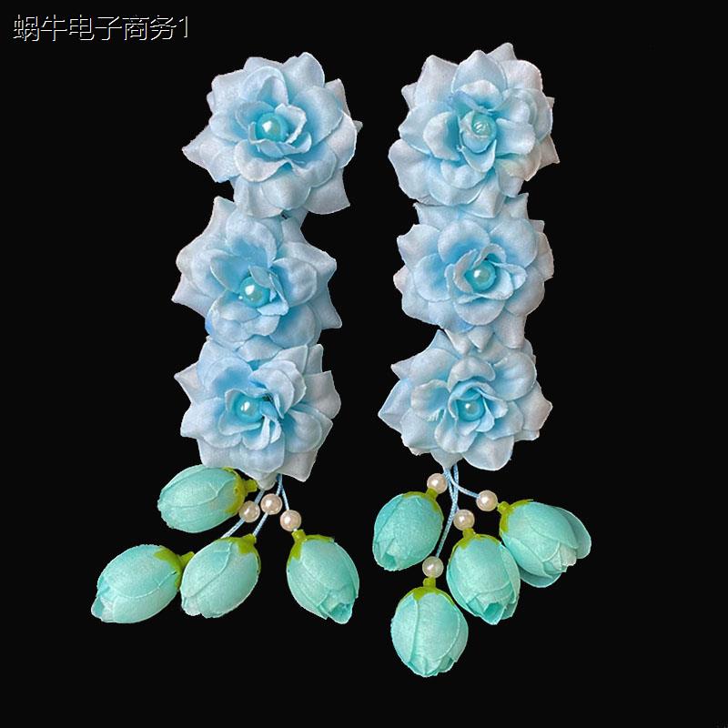 戏曲鬓花绢花耳边花连朵