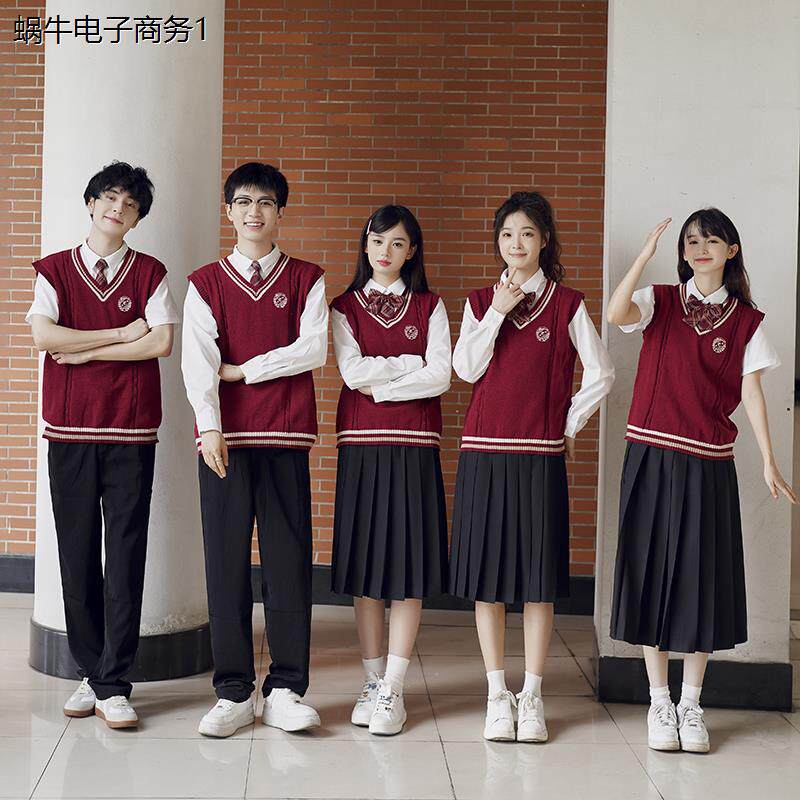 合唱演出服学院风班服毛