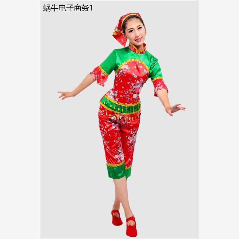 秧歌舞演出服装广场女新