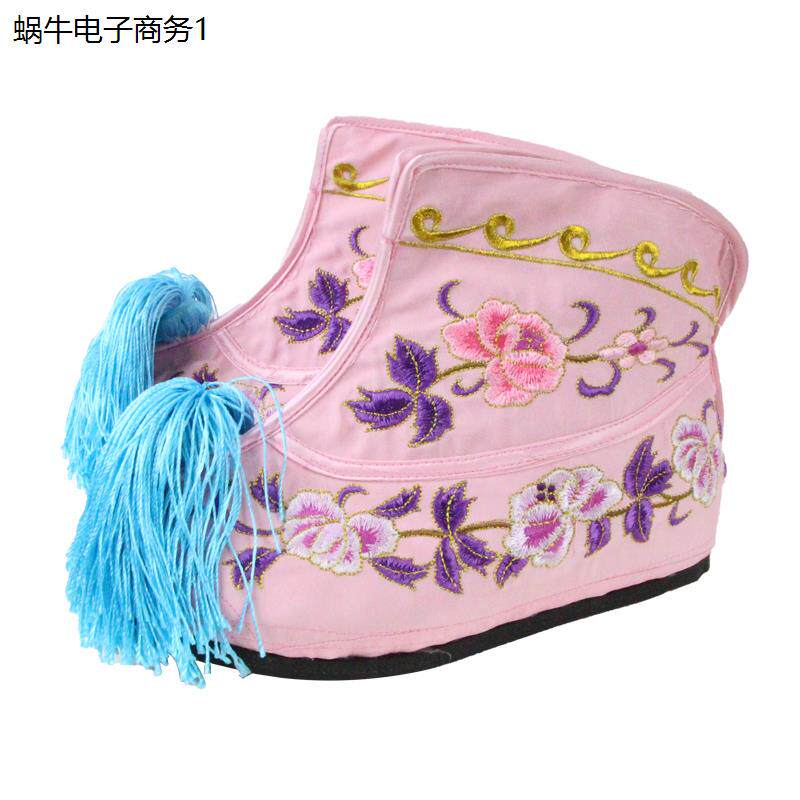 中国风绣花鞋戏曲鞋靴汉