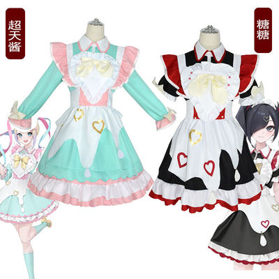 主播女孩重度依赖cos服糖