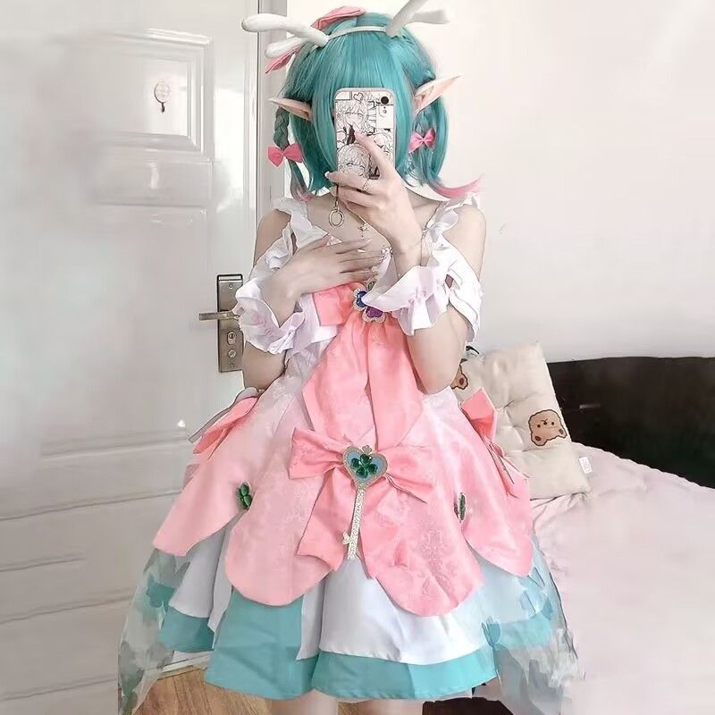 花蝶翼神鹿时之境瑶妹cos