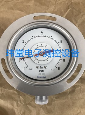 现货DIR100双针双管差压表-1...9bar德国Hengesbach