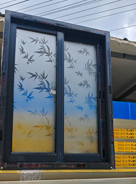 现货可定作灰色普通铝合金推拉窗户通风窗仓库用铝合金门窗送窗纱