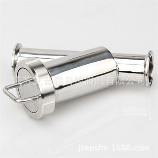 10P不锈钢卫生级Y型快装 GL81W 过滤器其他阀 过滤器 304卫生级快装