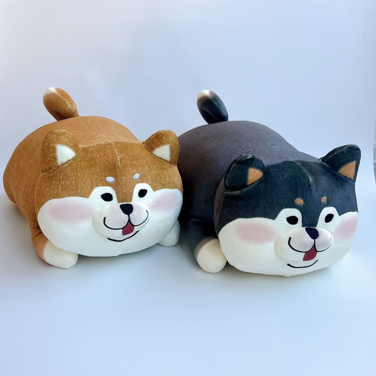 日本Kusuguru刺绣柴犬抱枕公仔