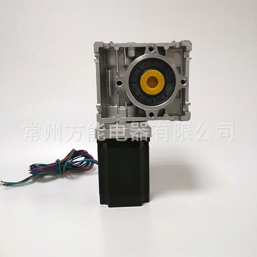 57mm 蜗杆涡轮减速步进电机 worm gear stepper motor