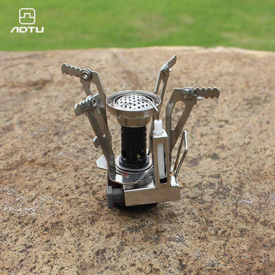 野炊野营一体式迷你炉头带电子打火便携炉具灶头炊具旅行AT6312-b