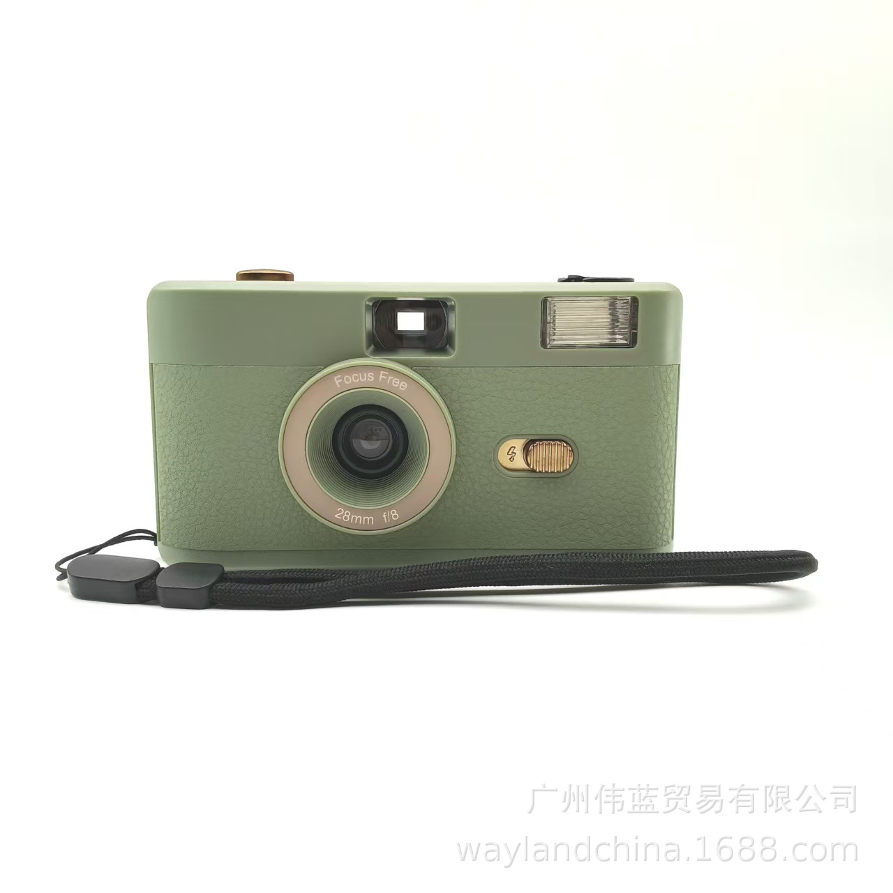 多次性有灯机电镀款胶片相机带闪光灯非一次性135mm傻瓜相机复古