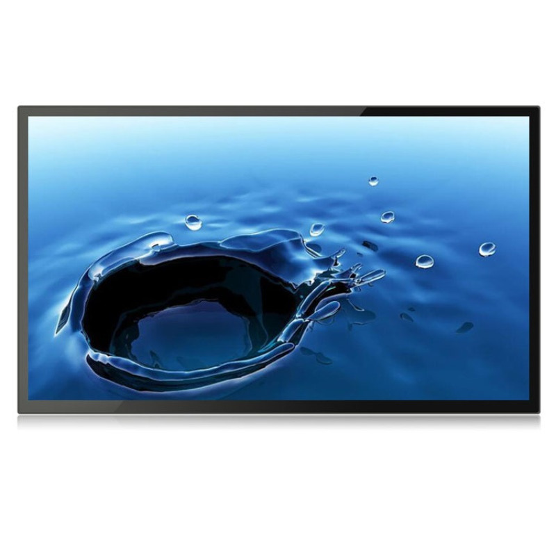 金属壳55寸液晶监视器 工业显示器高清HDMI VGA AV BNC安防监视屏