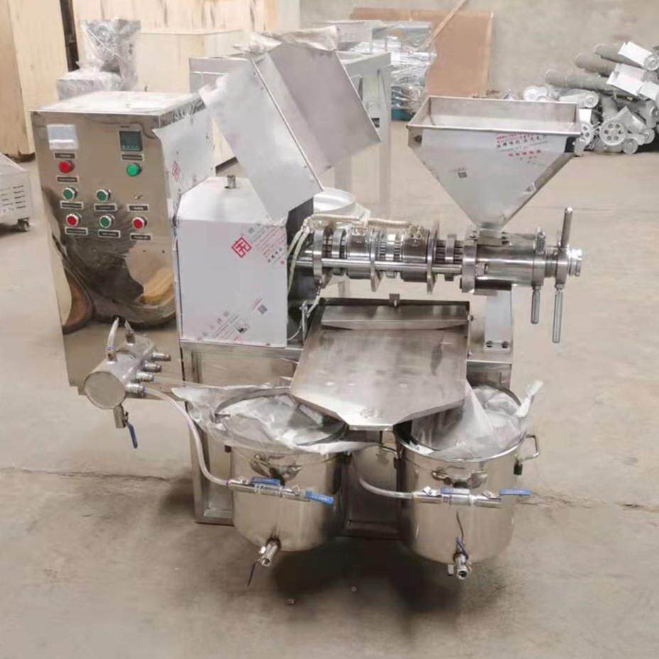 小型 用螺旋榨油JWE全商自动粮油加工榨食油机不锈钢用机油加工设