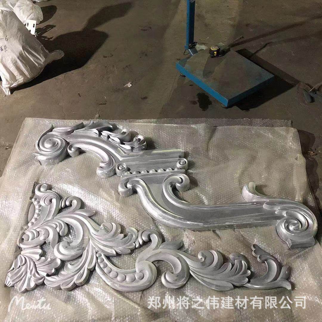 厂家 一对新款砂铸铝 门花 铁铝艺大门装饰 美观 做工精良 量大优