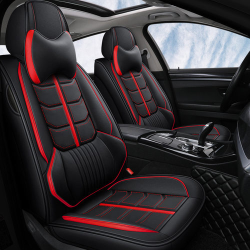 新款出口肌肉款汽车座垫全包围全皮革固腰四季可用坐垫套厂家直供