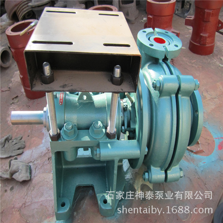 厂家卧式耐磨渣浆泵2/1.5B-AH(R)渣浆泵离心式渣浆泵抽砂泵