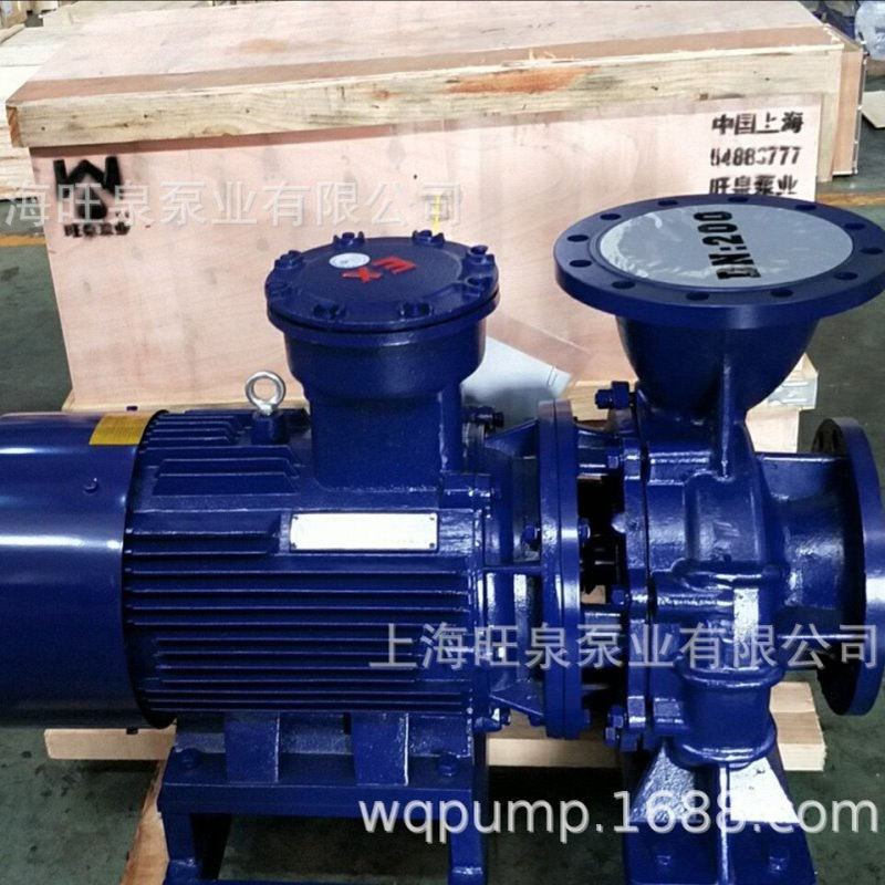 上海旺泉ISW系列卧式离心泵、卧式管道泵、卧式增压泵、卧式油泵