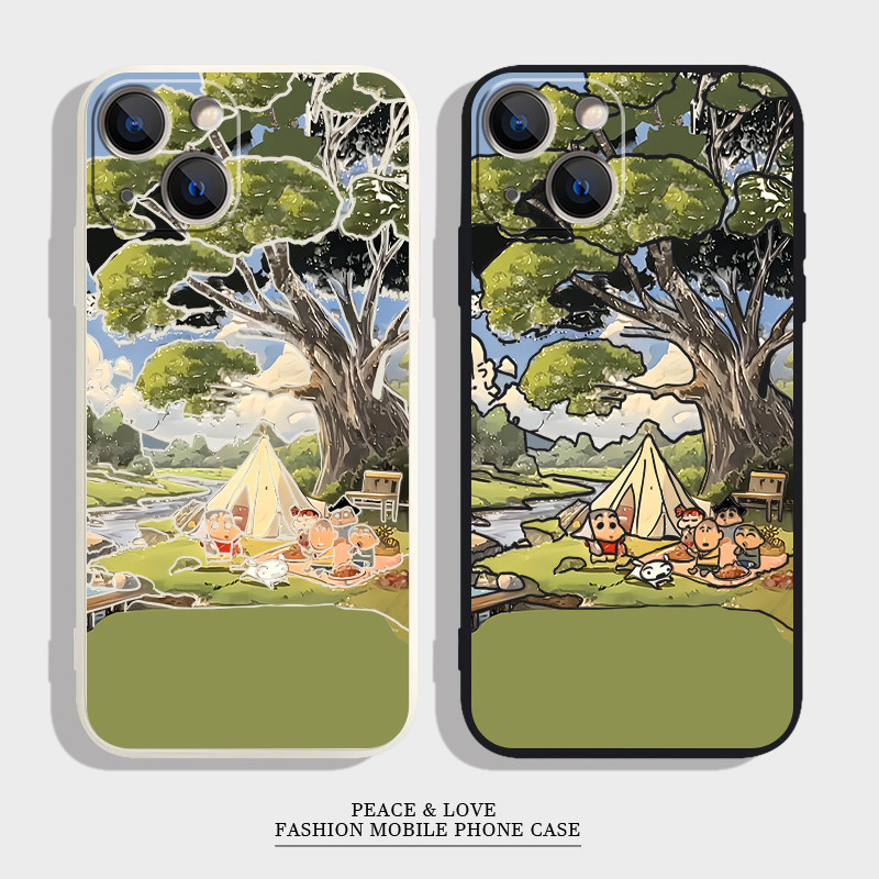 红米TURBO适用苹果16露营小新OPPOK13TURBO软iPhone12p小米17ProMax手机壳14PLUS红米NOTE15ins风荣耀X70卡通,3C数码配件,手机保护套/壳,淘宝优惠券,粉丝福利购,淘宝优惠卷